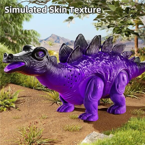 3 Pack Electrical Walking Dinosaur Toys for Toddlers 3-4 3-5 Years with Sound - Picture 5 of 7